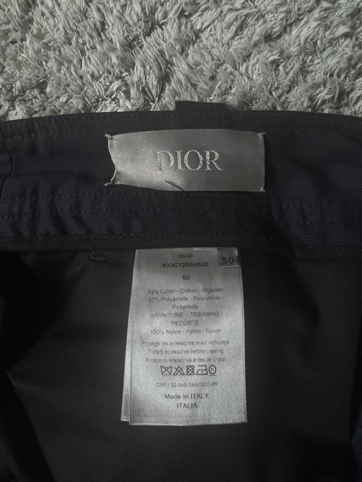 1017 ALYX 9SM × Dior Dior x Alyx Cargo Pants - Navy Blue Size US 34 / EU 50 - 11 Thumbnail