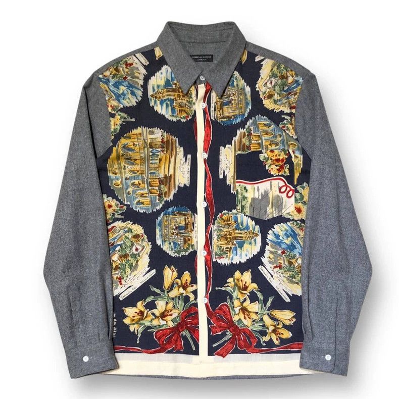 Comme des Garcons Comme des Garcons Wool Printed Archive Shirt Size US M / EU 48-50 / 2 - 1 Thumbnail