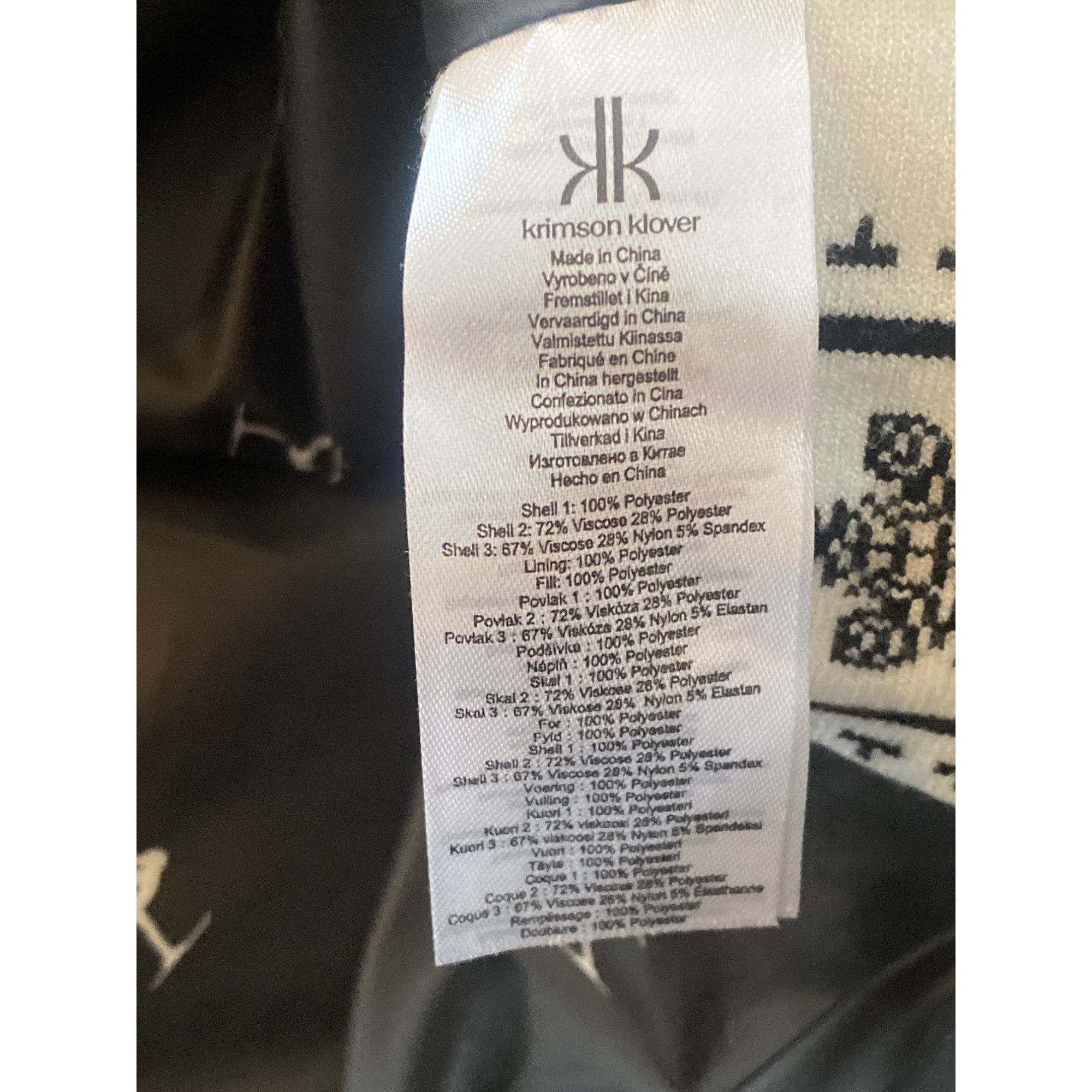 Other NWT Krimson Klover Black Snowflake Puffer Insulated Skirt M Size 32" / US 10 / IT 46 - 9 Thumbnail