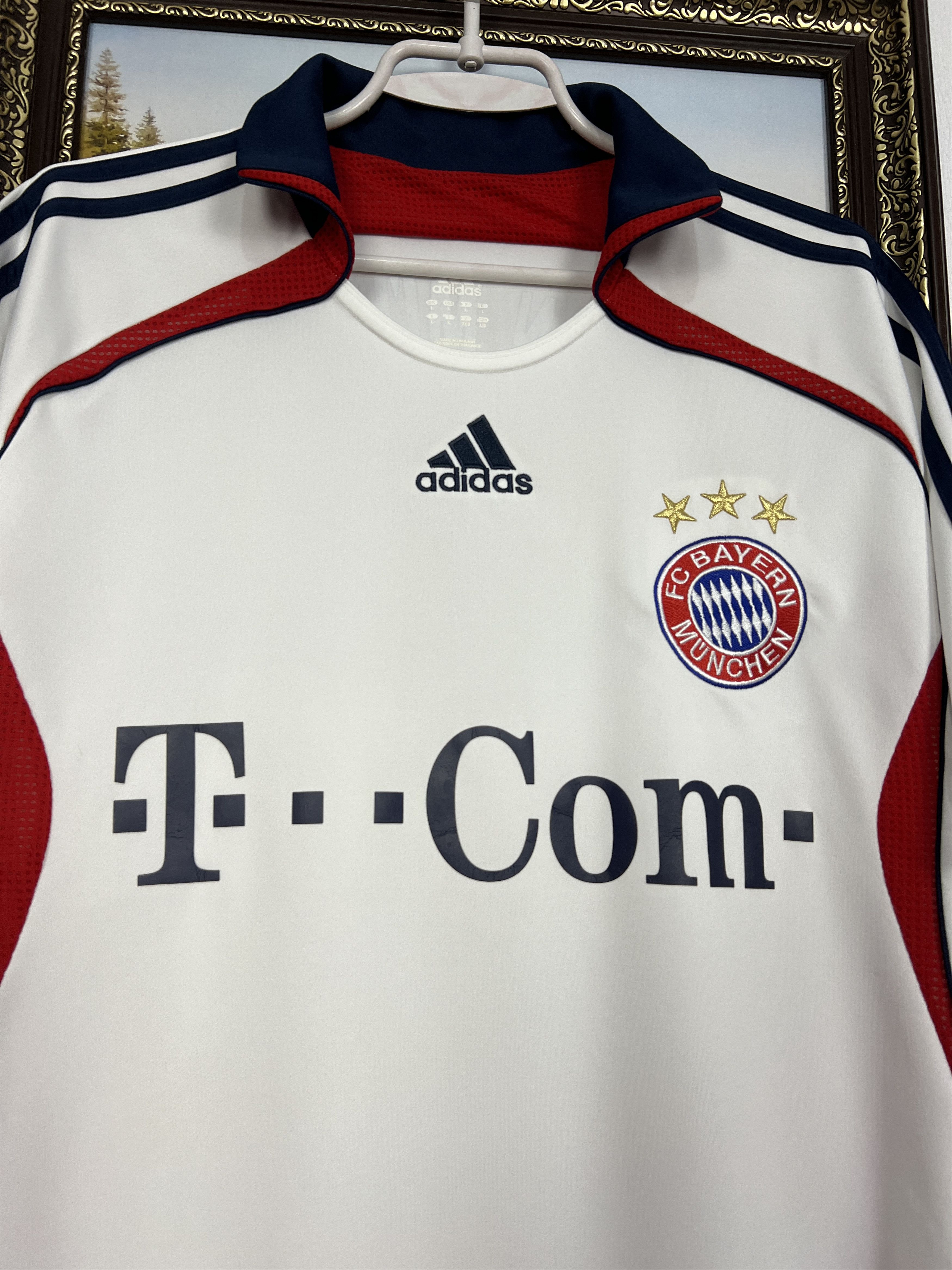Adidas Bayern Munich Away football shirt 2006 Soccer Jersey Trikot Size US L / EU 52-54 / 3 - 3 Thumbnail