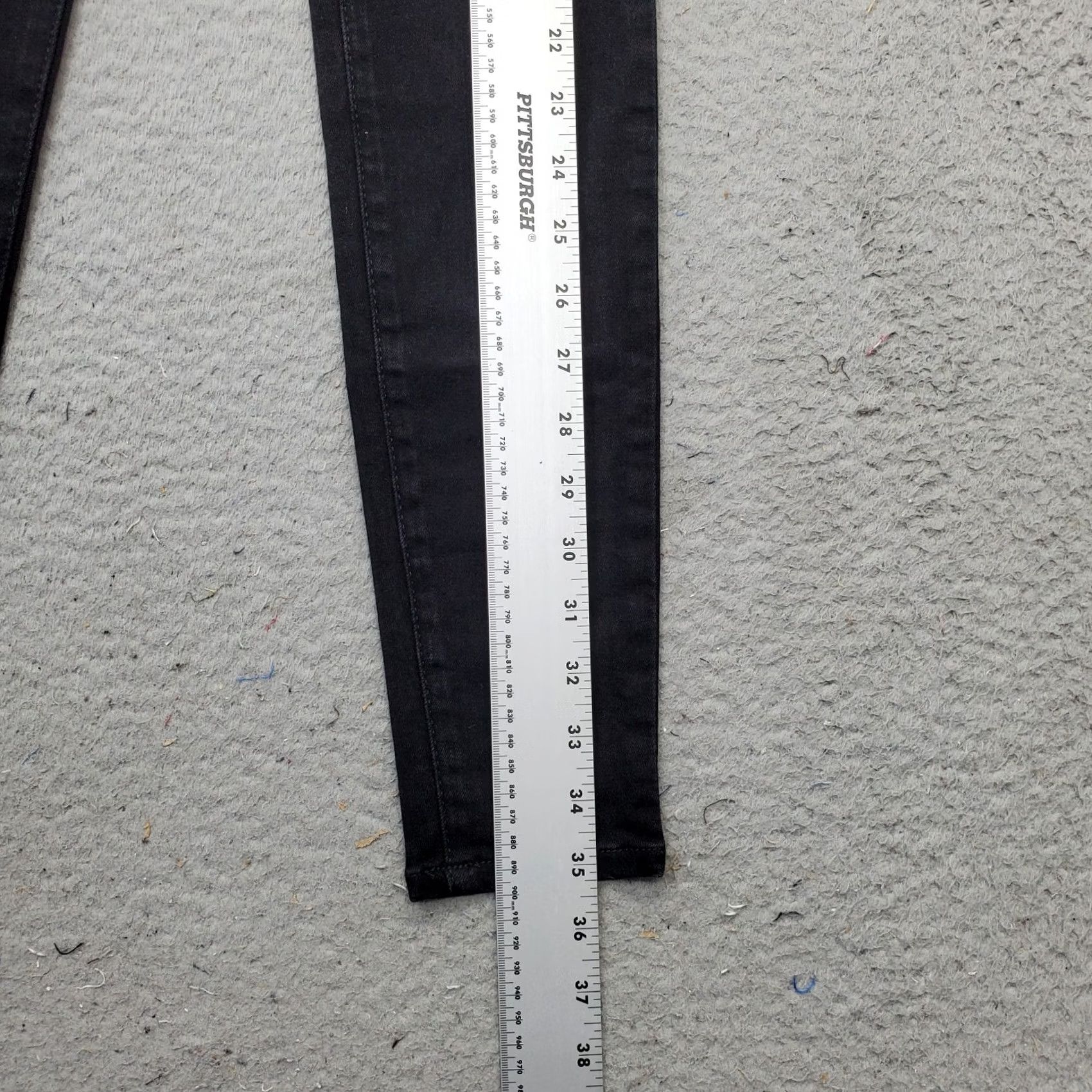 Free People VINTAGE Free People Ankle Pants Women 26 Black Cotton Regular Pull On Size 26" / US 2 / IT 38 - 3 Thumbnail