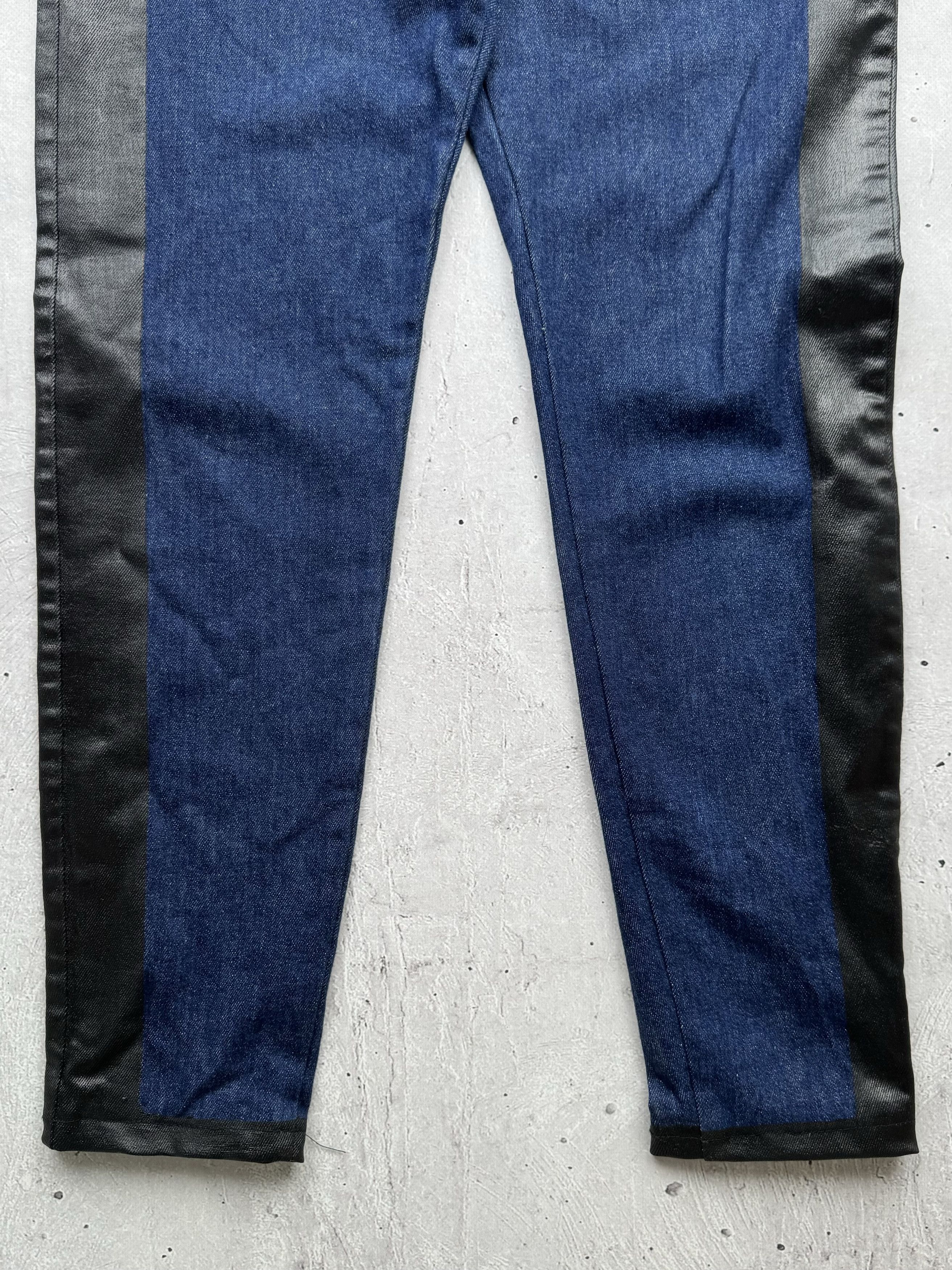 Kenzo × Vintage Kenzo Waxed Jeans Size 28" / US 6 / IT 42 - 3 Thumbnail