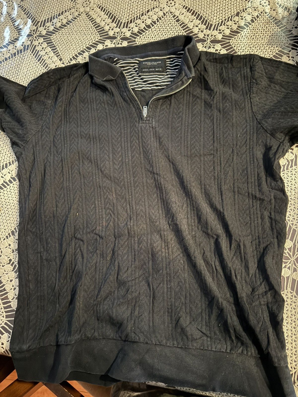 Denim & Flower Quarter zip Size US M / EU 48-50 / 2 - 1 Thumbnail