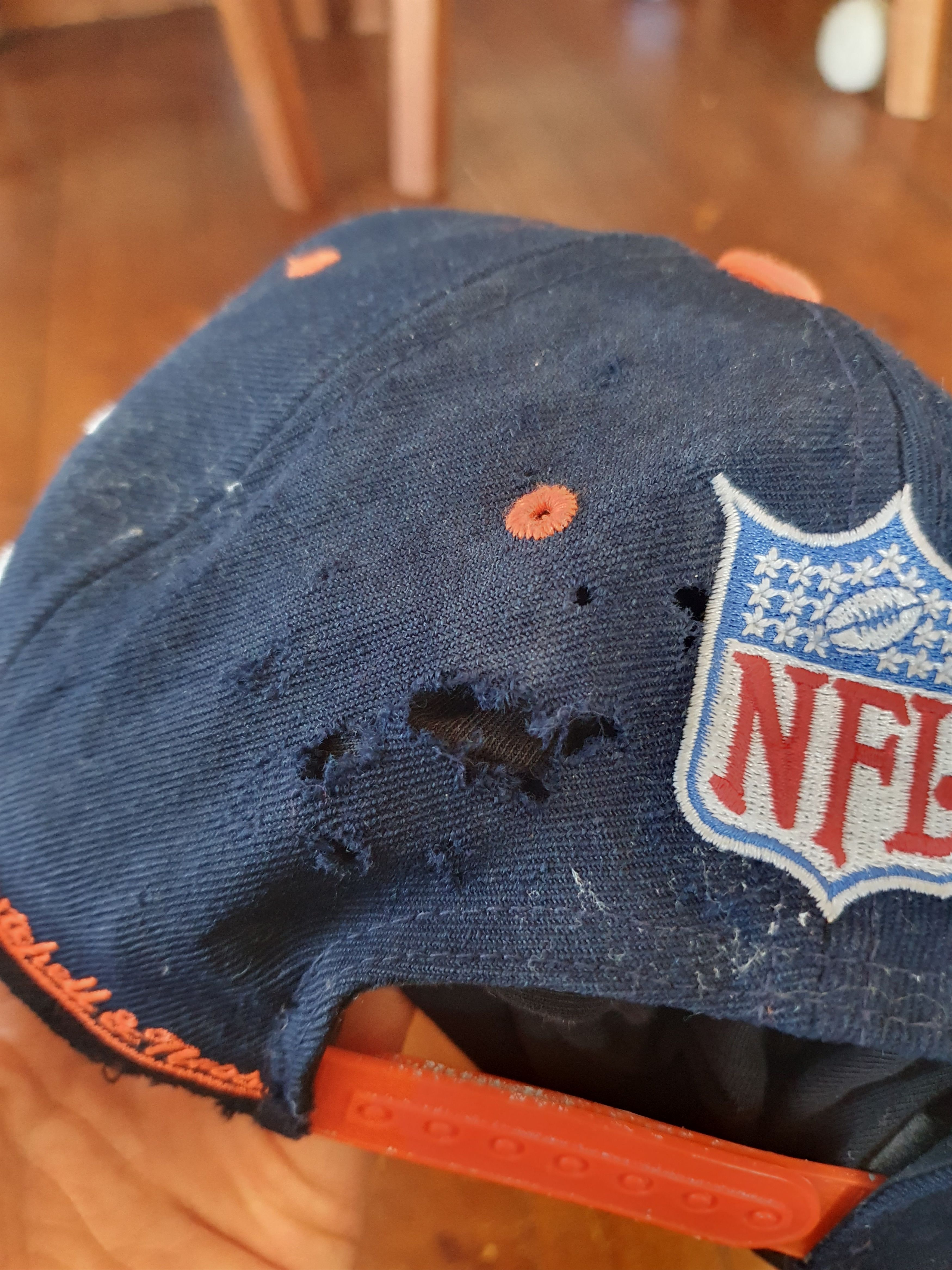 Mitchell & Ness × NFL Chicago Bears Diamond Cut Snapback Hat Mitchell & Ness Size ONE SIZE - 6 Thumbnail