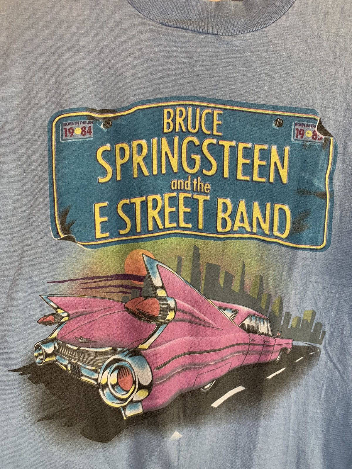 Band Tees × Vintage *RARE* Vintage 1984 Bruce Springsteen Born In USA LA T-Shirt Size US L / EU 52-54 / 3 - 3 Thumbnail