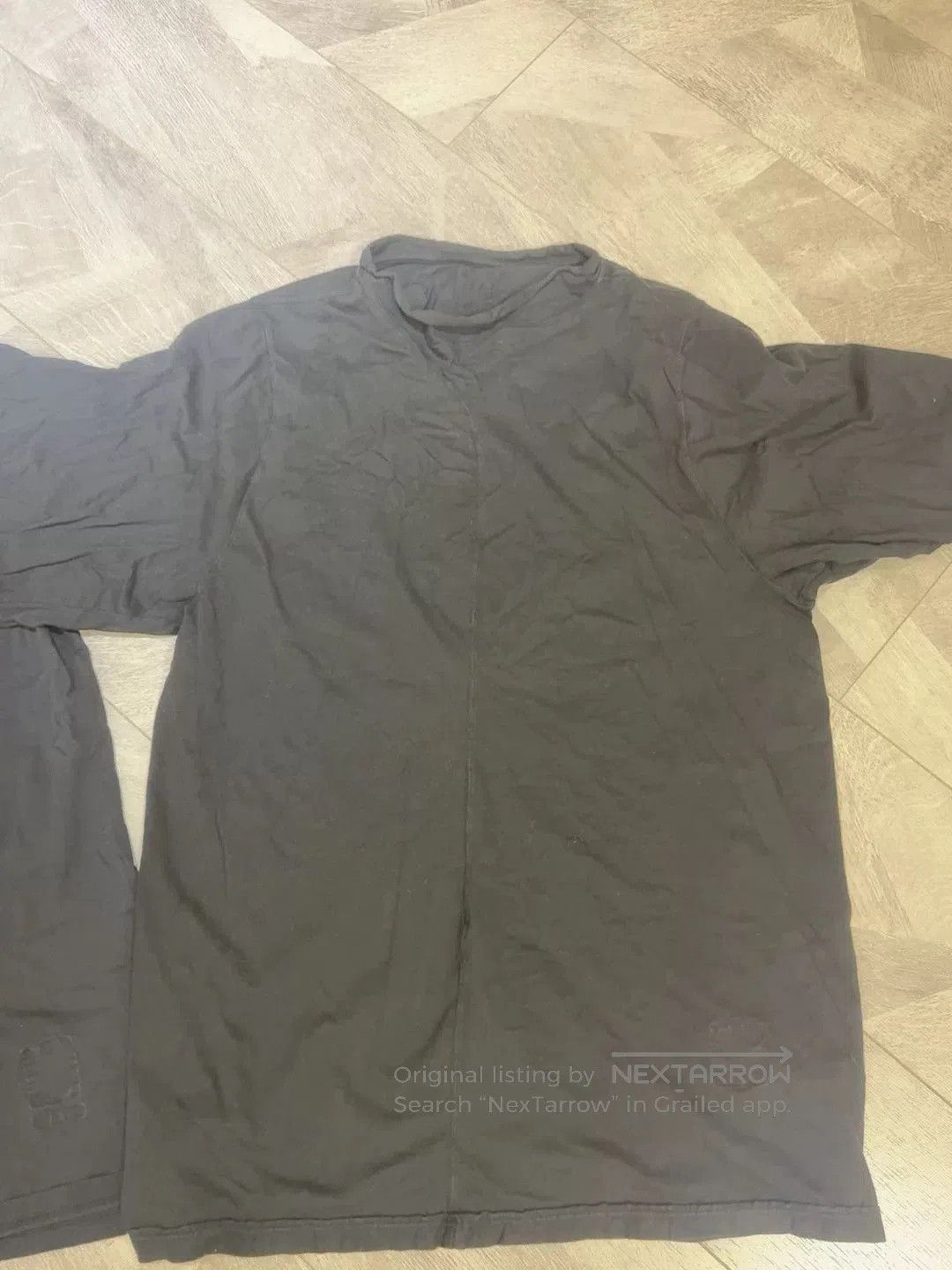 Rick Owens Rick Owens Black Deconstructed Short Sleeve Tee. Size US S / EU 44-46 / 1 - 3 Thumbnail