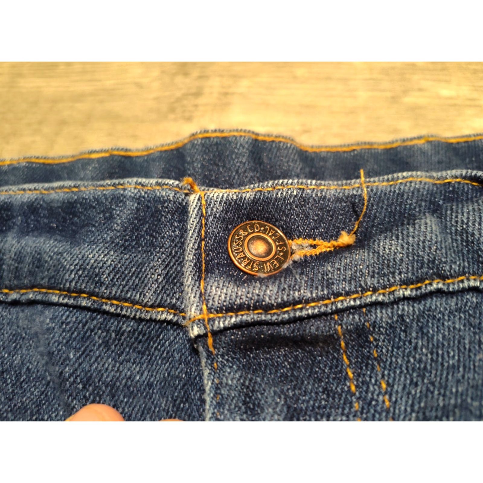 Levi's VINTAGE Levi's Action Jeans Mens 48x30 High Rise Straight Fit Denim USA 90s Size US 32 / EU 48 - 6 Thumbnail