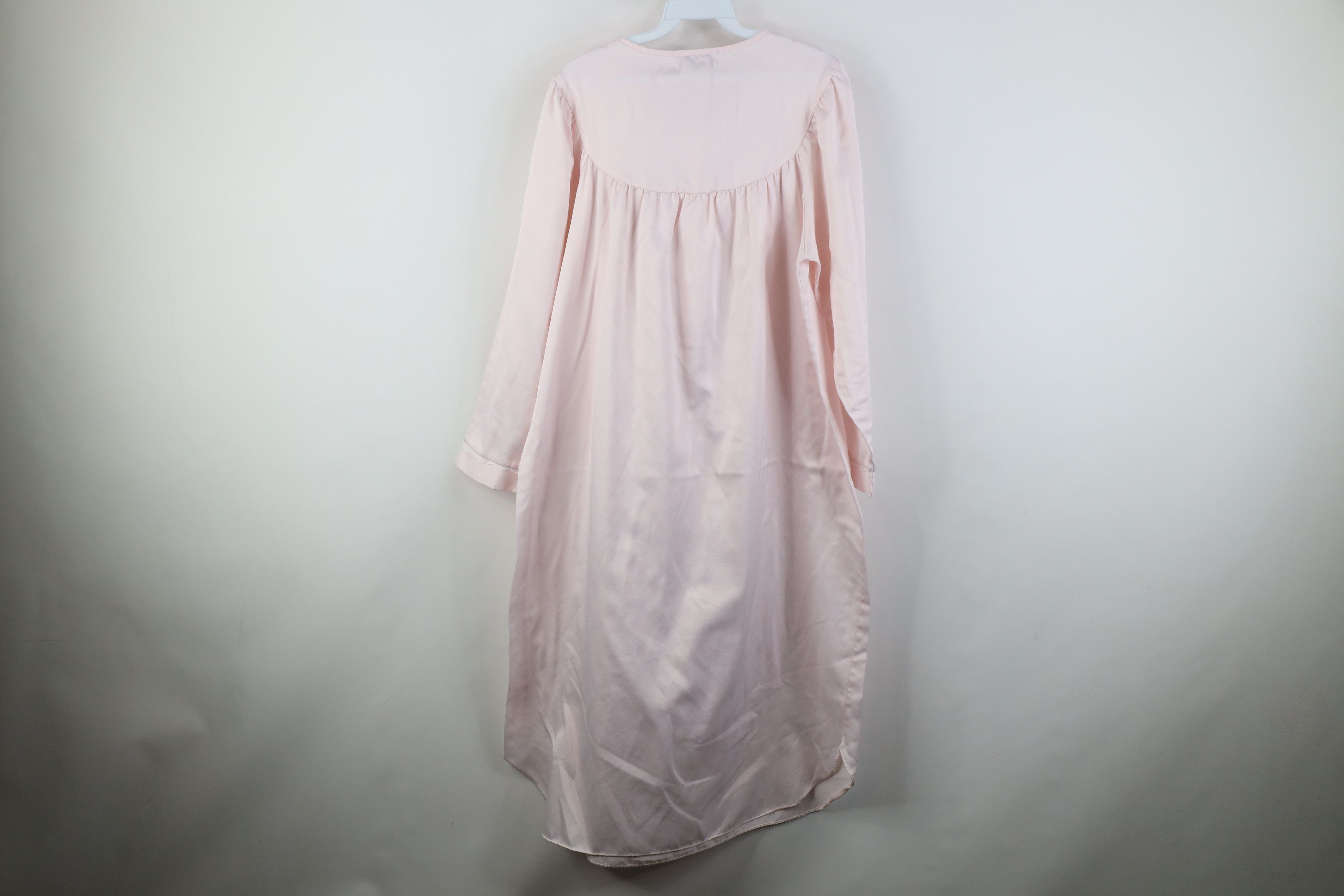 Vintage Vintage 90s Miss Elaine Flower Lace Night Gown Sleep Shirt Size M / US 6-8 / IT 42-44 - 13 Thumbnail