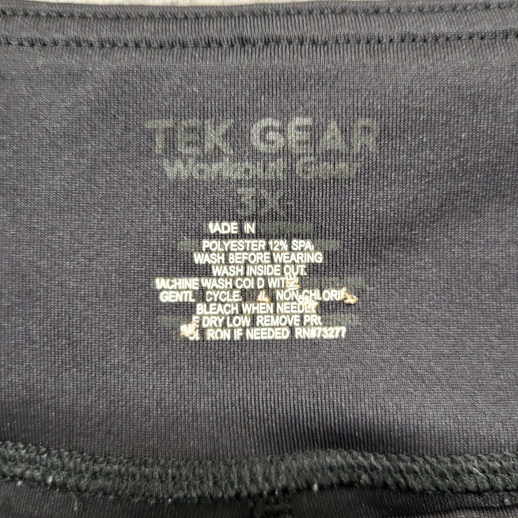 Tek Gear VINTAGE Tek Gear Leggings Womens 3X Black Workout Pocket Ultrastretch Compression Size 40" / US 18 - 4 Thumbnail