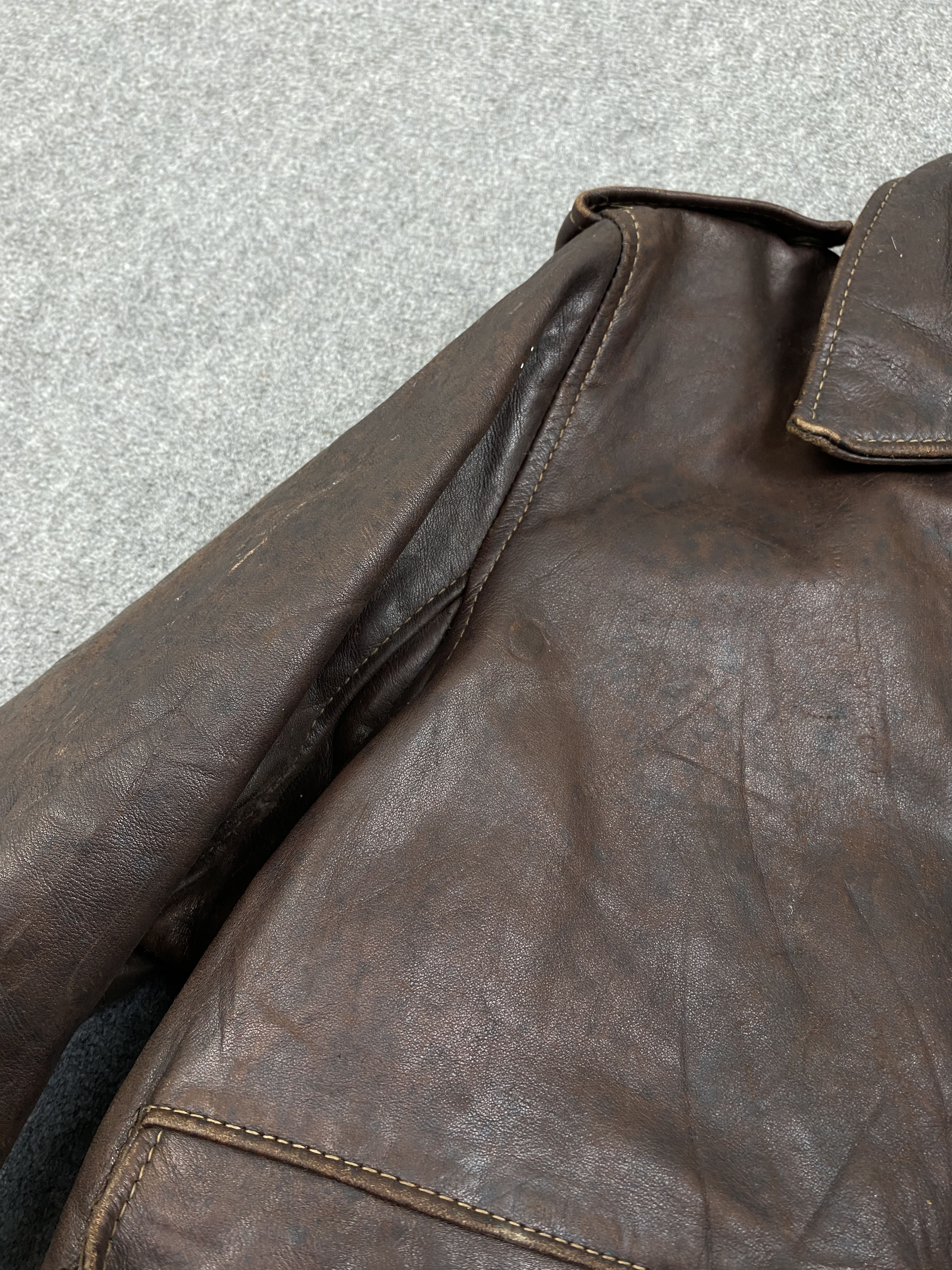 Vintage Vintage Japanese Brand Leather Zipper Jacket J1989 Size US L / EU 52-54 / 3 - 10 Thumbnail