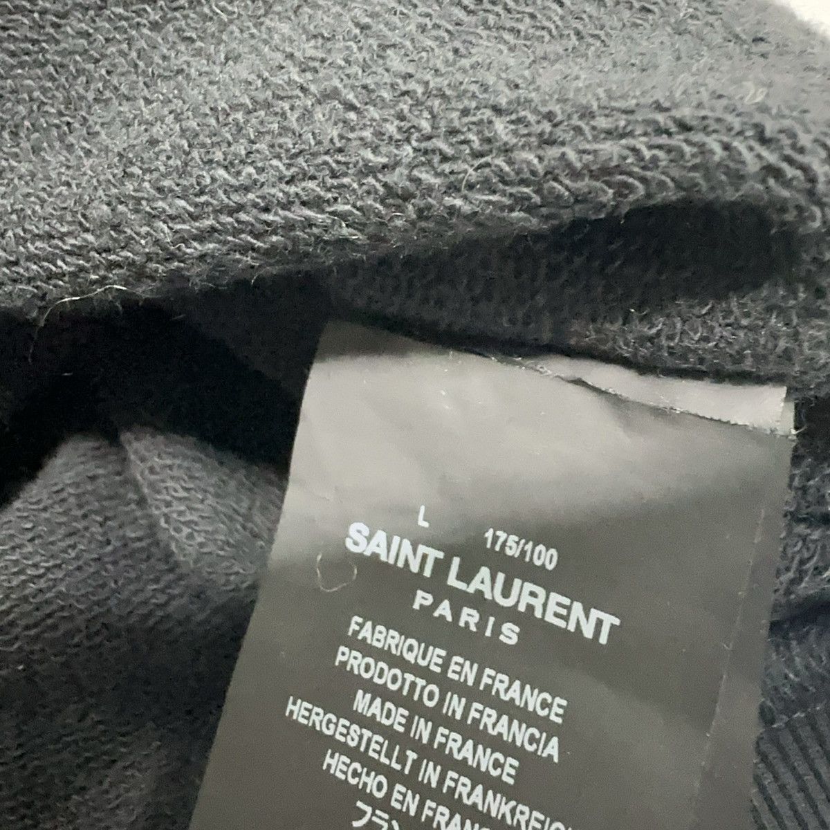 Saint Laurent Paris Saint Laurent Cotton hooded sweatshirt Size US L / EU 52-54 / 3 - 4 Thumbnail