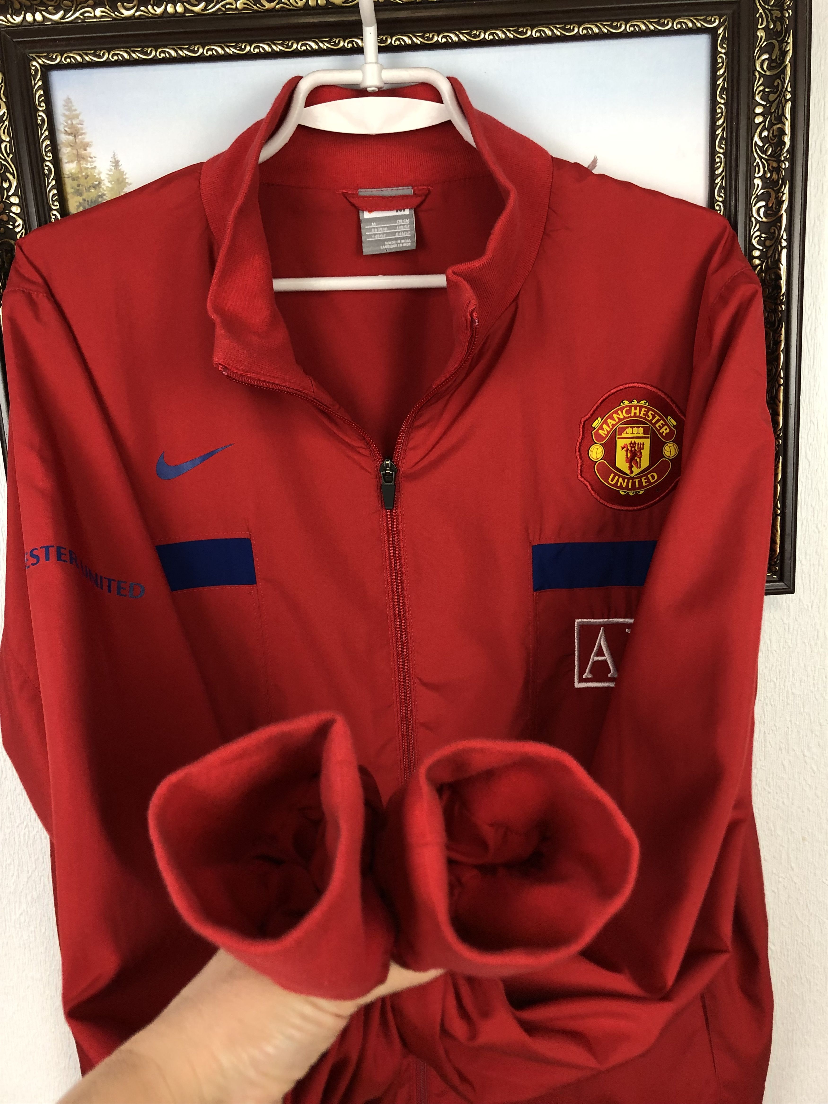 Nike Vintage Nike Manchester United Football Jacket Soccer Track Size US M / EU 48-50 / 2 - 5 Thumbnail