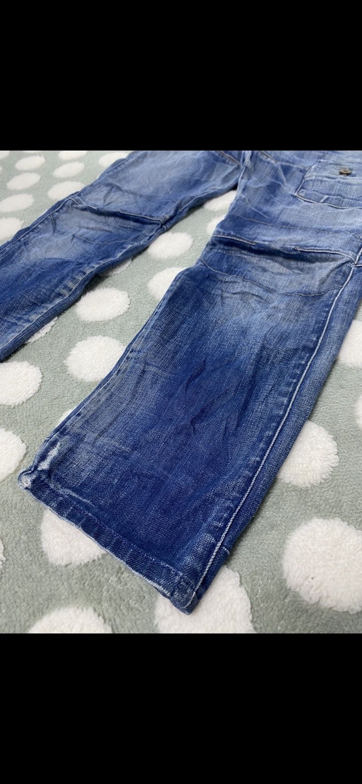 G-Star Vintage G Star Raw 3301 Steel Loose Tapered Button Fly Size US 29 - 11 Thumbnail