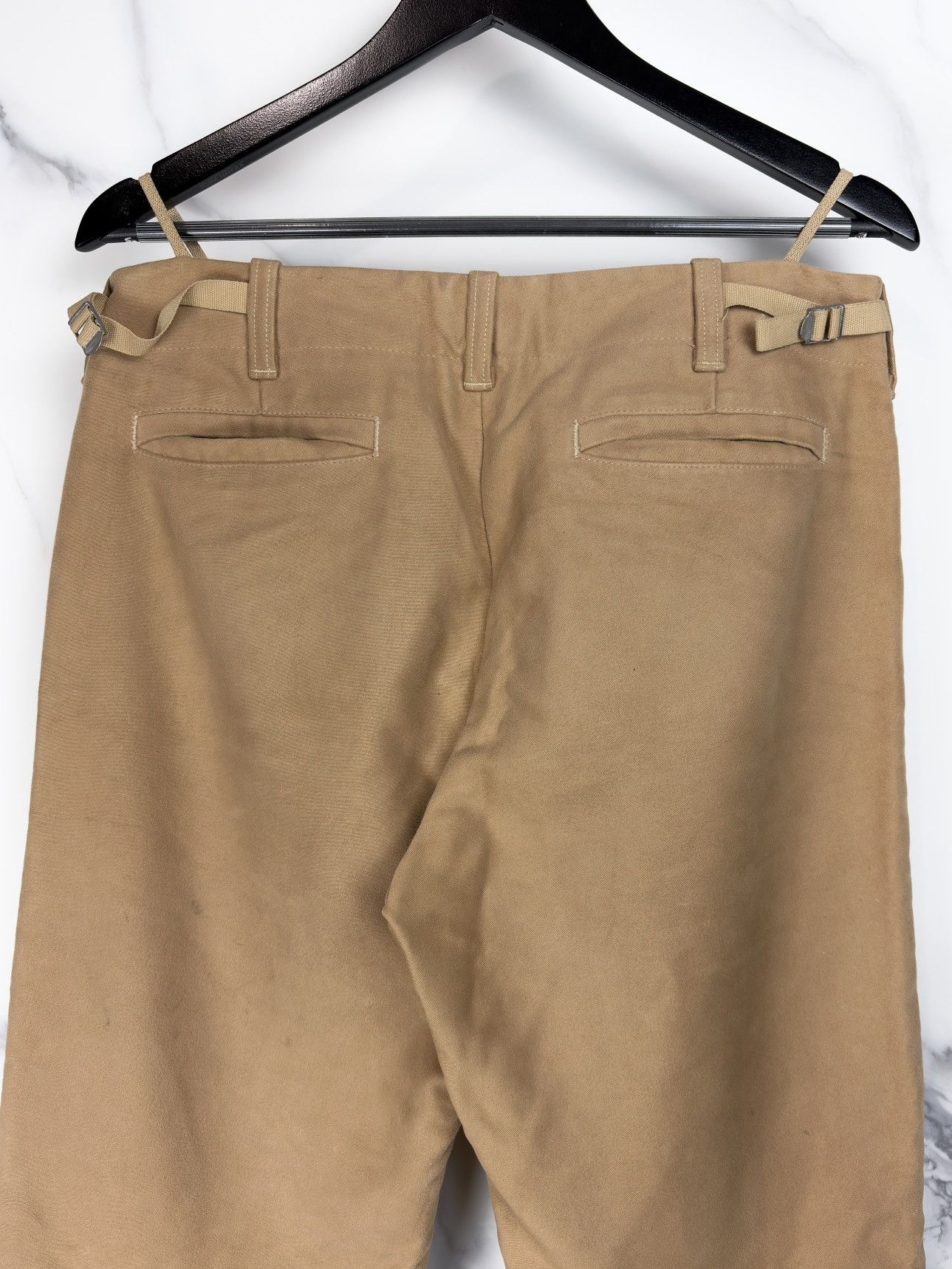 Helmut Lang AW00 Helmut Lang Vintage Moleskin Trousers Pants Tan Size US 32 / EU 48 - 4 Thumbnail