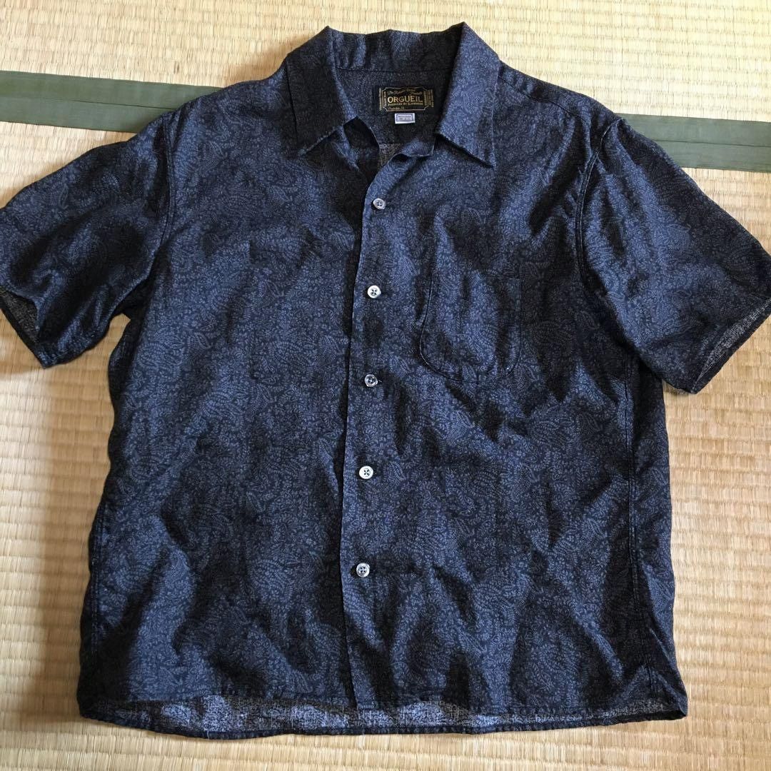 Orgueil Linen Open Collar Shirt Size US S / EU 44-46 / 1 - 1 Thumbnail