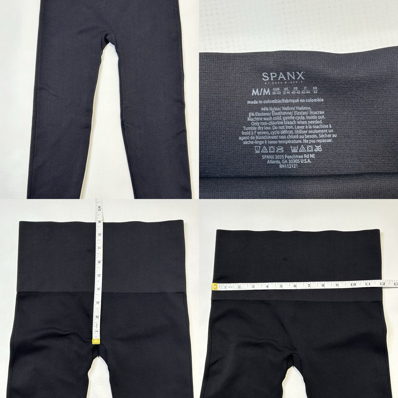 Spanx Spanx Leggings Seamless Crop Very Black Medium Style FL3515 Size 32" / US 10 / IT 46 - 8 Thumbnail