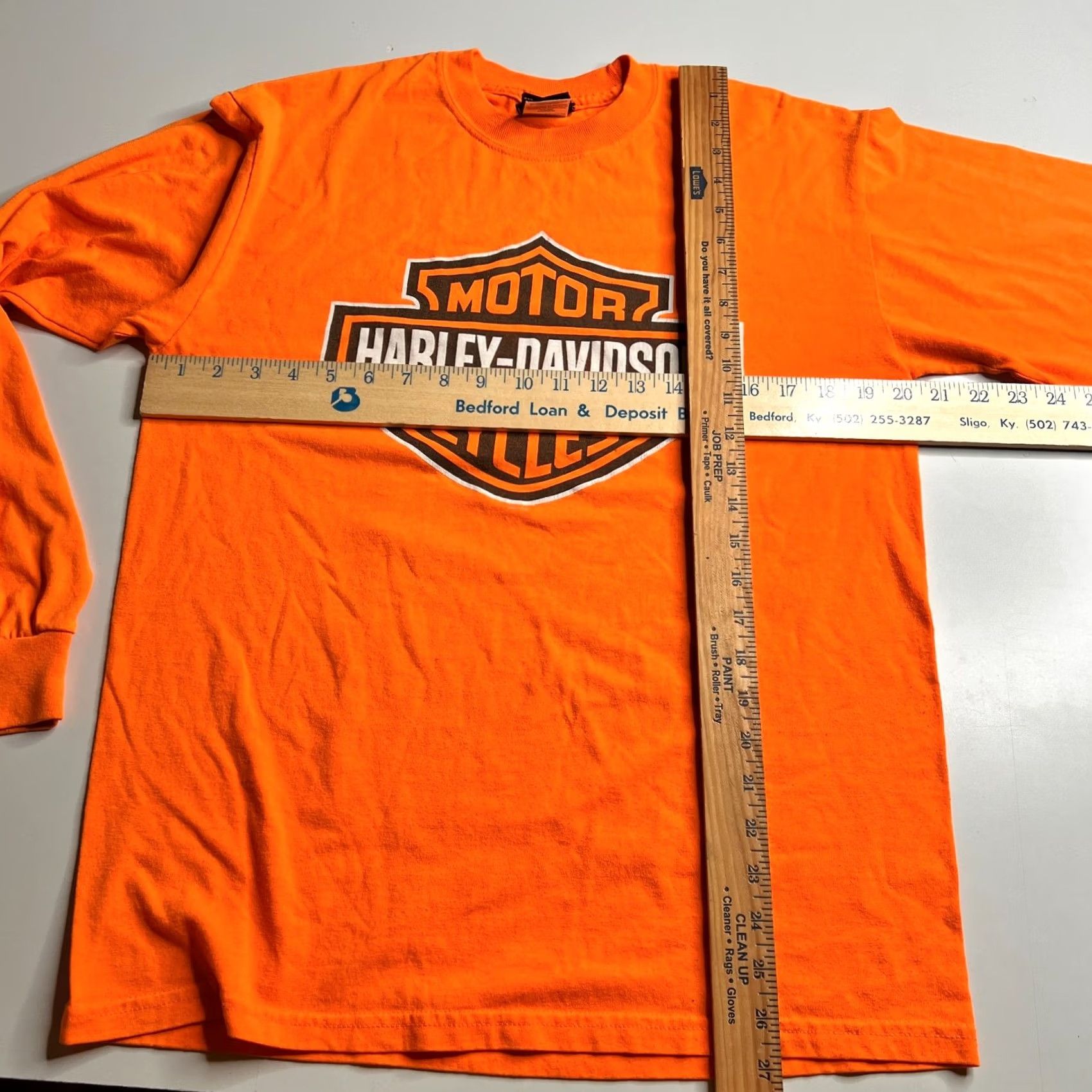 Harley Davidson Harley-Davidson Long Sleeve T-Shirt Orange Barrett Harley-Davidson – El Paso, Texas Men’s M Size US M / EU 48-50 / 2 - 5 Thumbnail