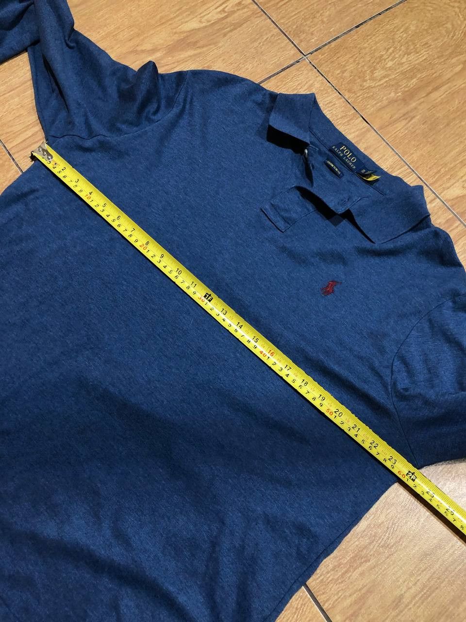 Polo Ralph Lauren Custom Slim Fit Blue Sweatshirt Polo Ralph Lauren Y2K Size US XL / EU 56 / 4 - 11 Thumbnail