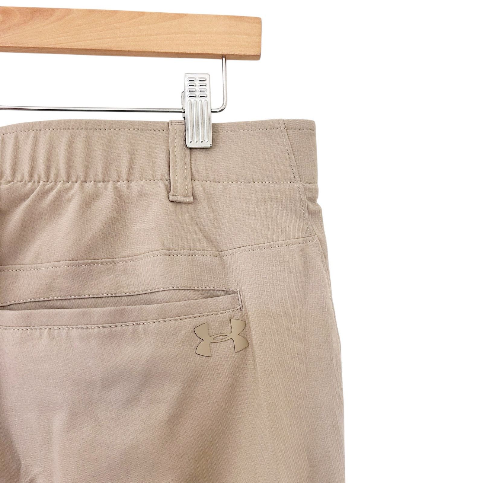 Under Armour Under Armour Tan Flat Front Chino Golf Pants Sz 36x30 Size US 36 / EU 52 - 3 Thumbnail