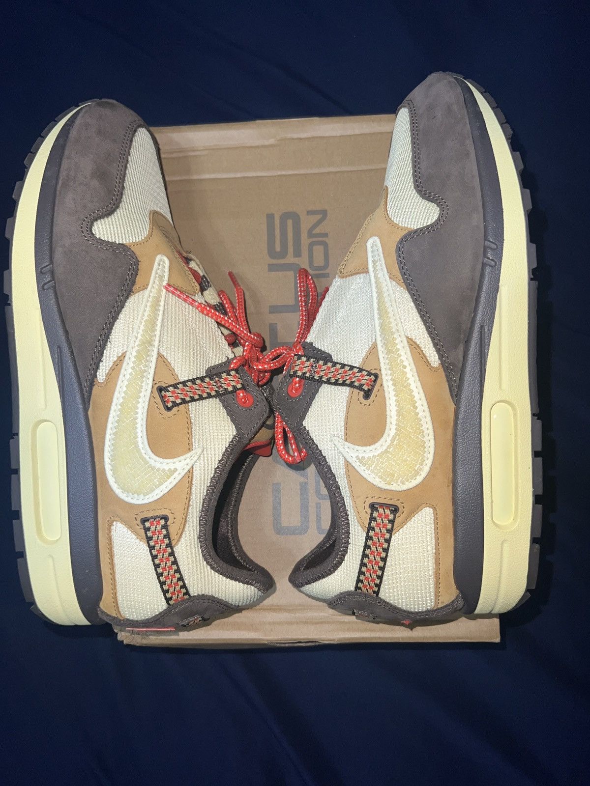 travis scott nike shoes brown