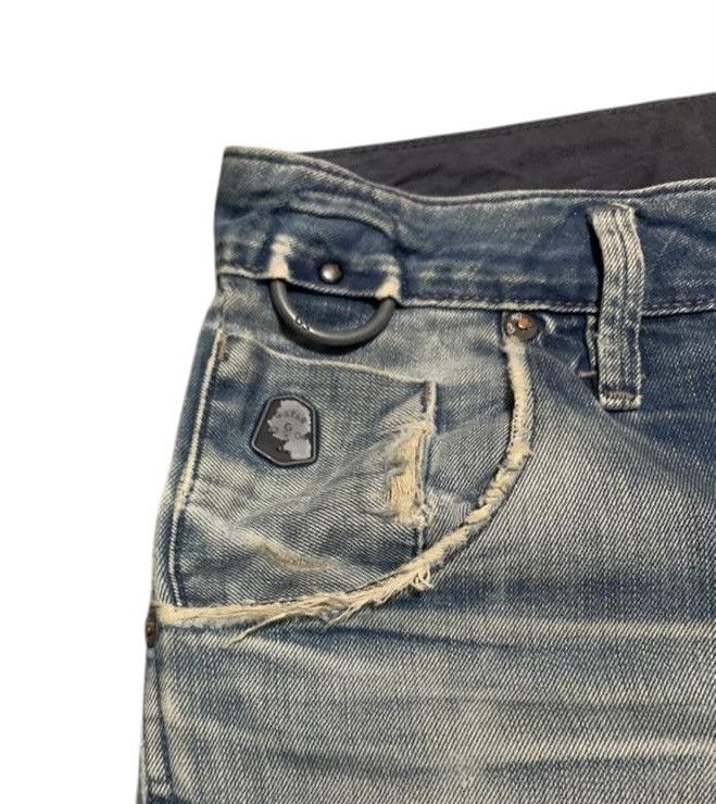 If Six Was Nine Vintage G Star Raw Curve Leg Jeans Distressed Size US 36 / EU 52 - 5 Thumbnail