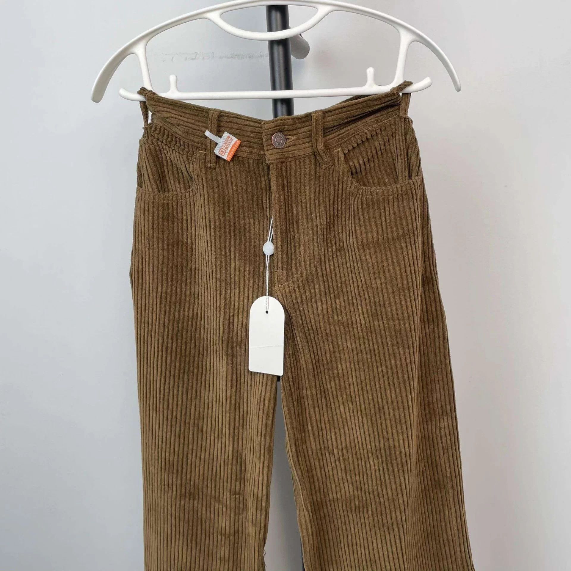 Celine Celine corduroy pants 24 brown Size 24" / US 00 / IT 34 - 4 Thumbnail
