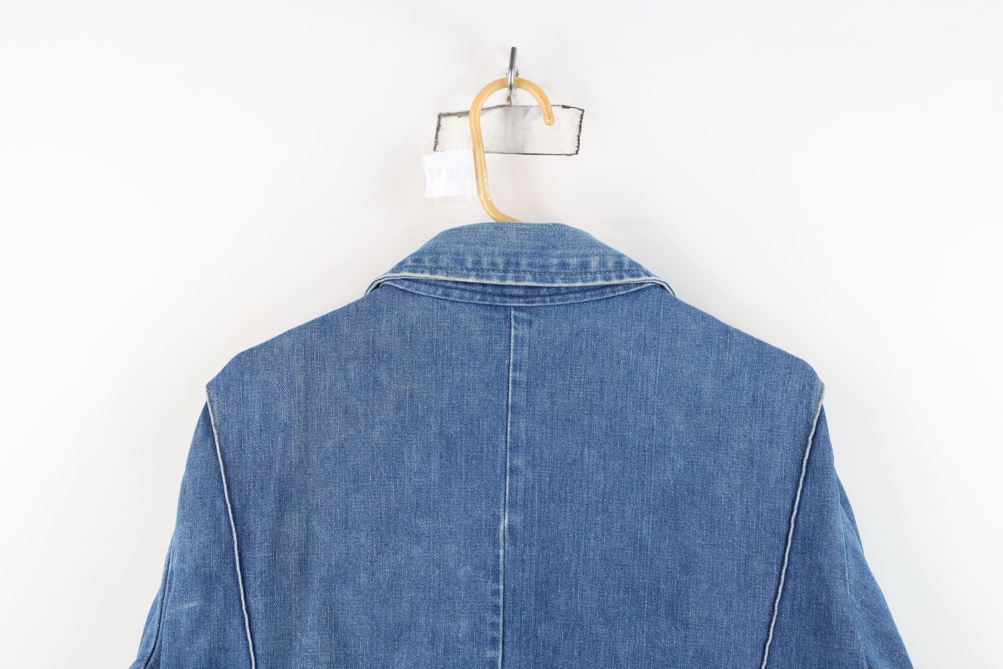 Vintage Vintage 70s Streetwear Western Denim Jean Trucker Jacket USA Size US XL / EU 56 / 4 - 15 Thumbnail