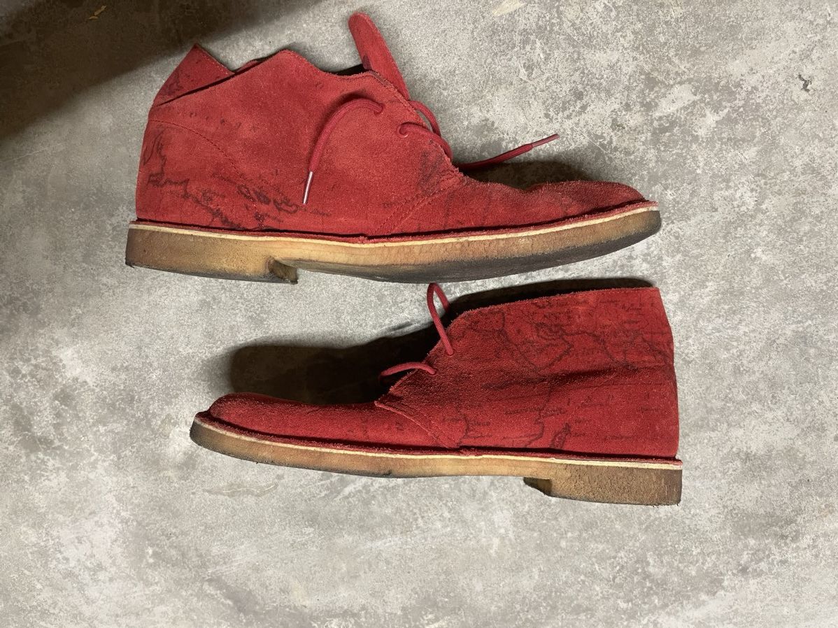 Supreme Clark’s map Desert chukka boot ss13