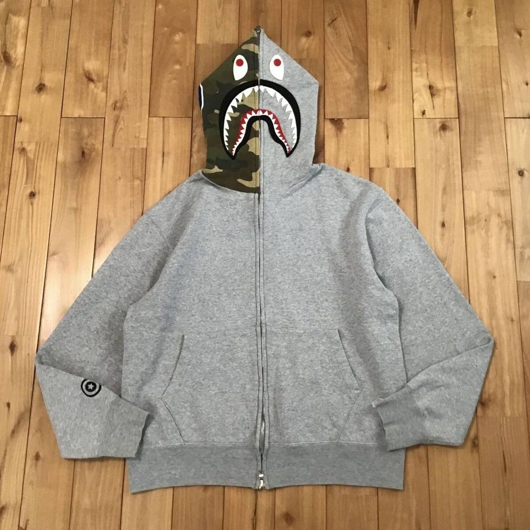 Bape 2004 1st Model Shark full zip hoodie a bathing ape NIGO Size US S / EU 44-46 / 1 - 2 Thumbnail