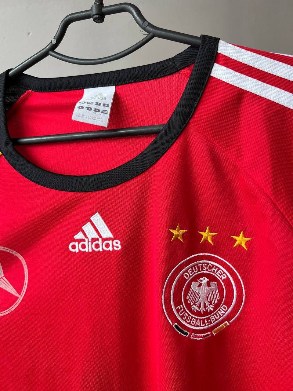 Adidas 2006/8 GERMANY ADIDAS AWAY SOCCER JERSEY FOOTBALL SHIRT RARE Size US XL / EU 56 / 4 - 8 Thumbnail