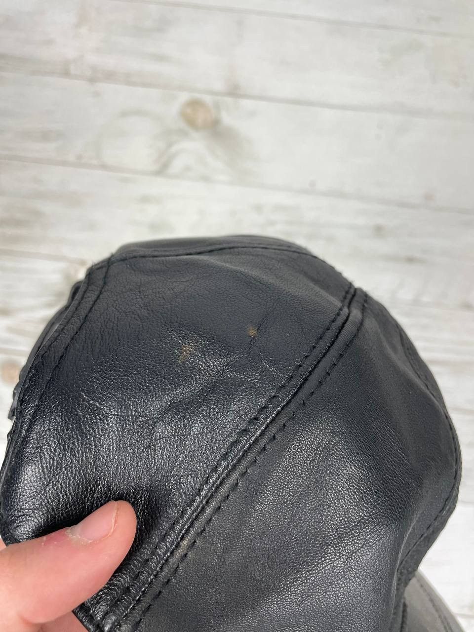NASCAR Vintage Nissan Racing Leather Cap Big Logo Nascar 90s Size ONE SIZE - 8 Thumbnail