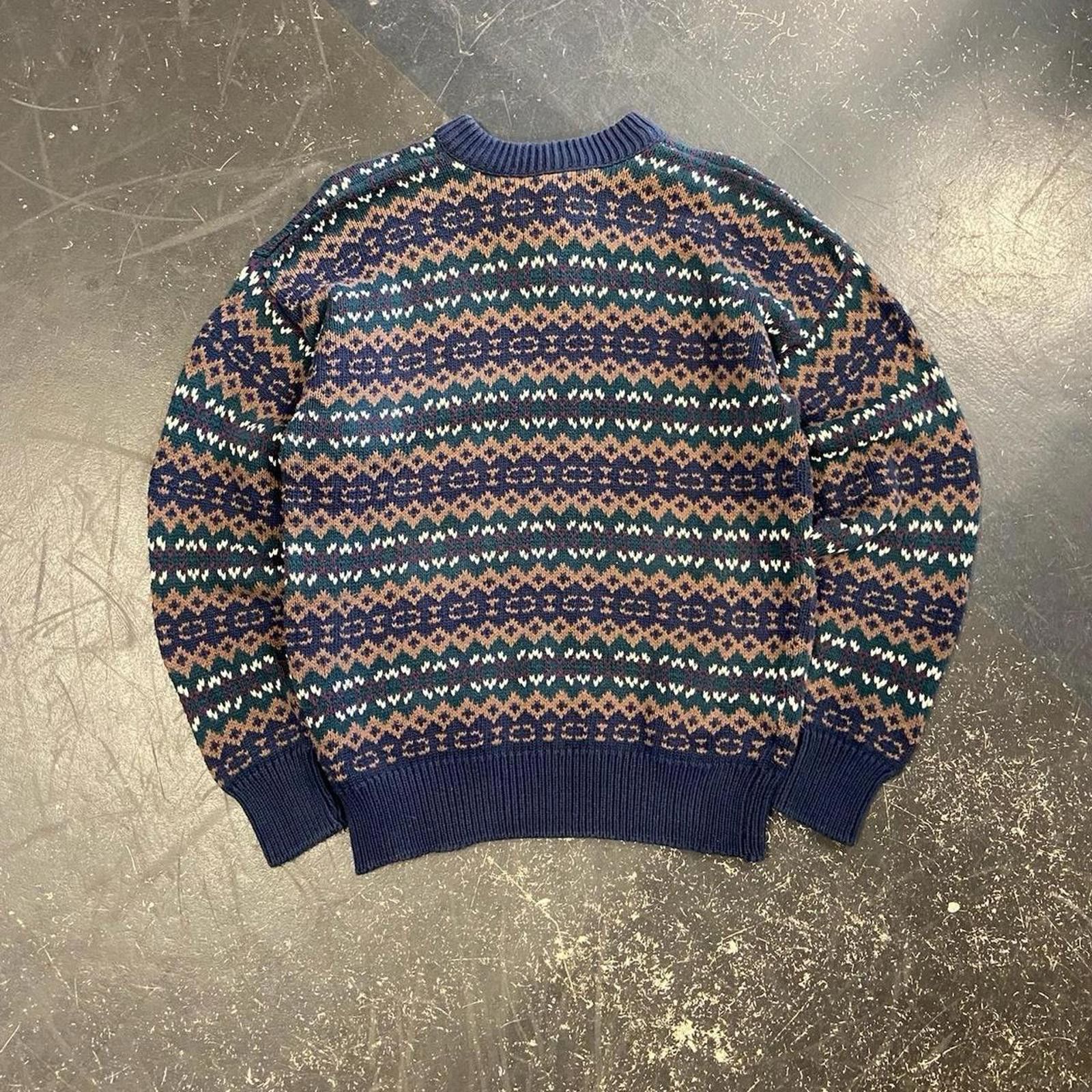 London Fog 80s London Fog 1/4 Button Grandpa Knit Size US L / EU 52-54 / 3 - 6 Thumbnail