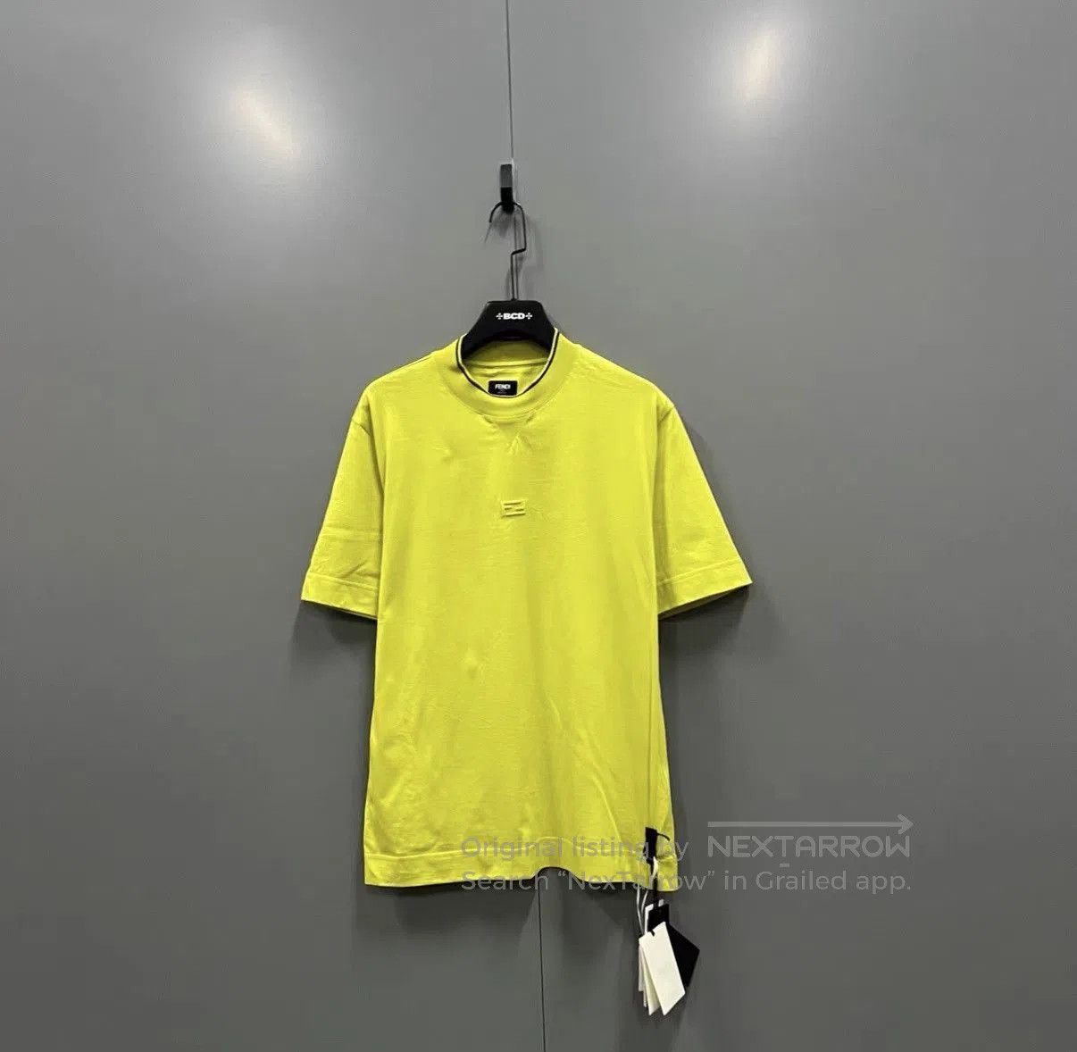 Fendi Green Short-Sleeve Crew Neck Shirt. Size US M / EU 48-50 / 2 - 1 Thumbnail