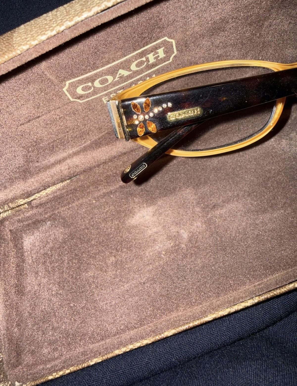 Coach COACH Dragonfly Eyeglasses and original case, y2k era Size ONE SIZE - 6 Thumbnail