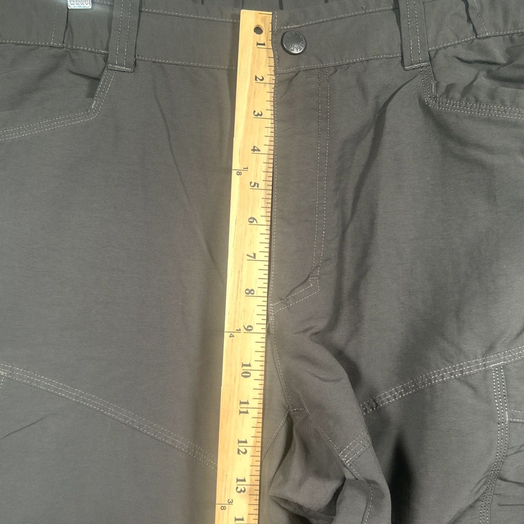 The North Face The North Face Paramount Convertible Pants Shorts Gray Mens XL 41x32 Cargo Straight Nylon Regular 41 in Gray Nature 90s? Size US 36 / EU 52 - 6 Thumbnail