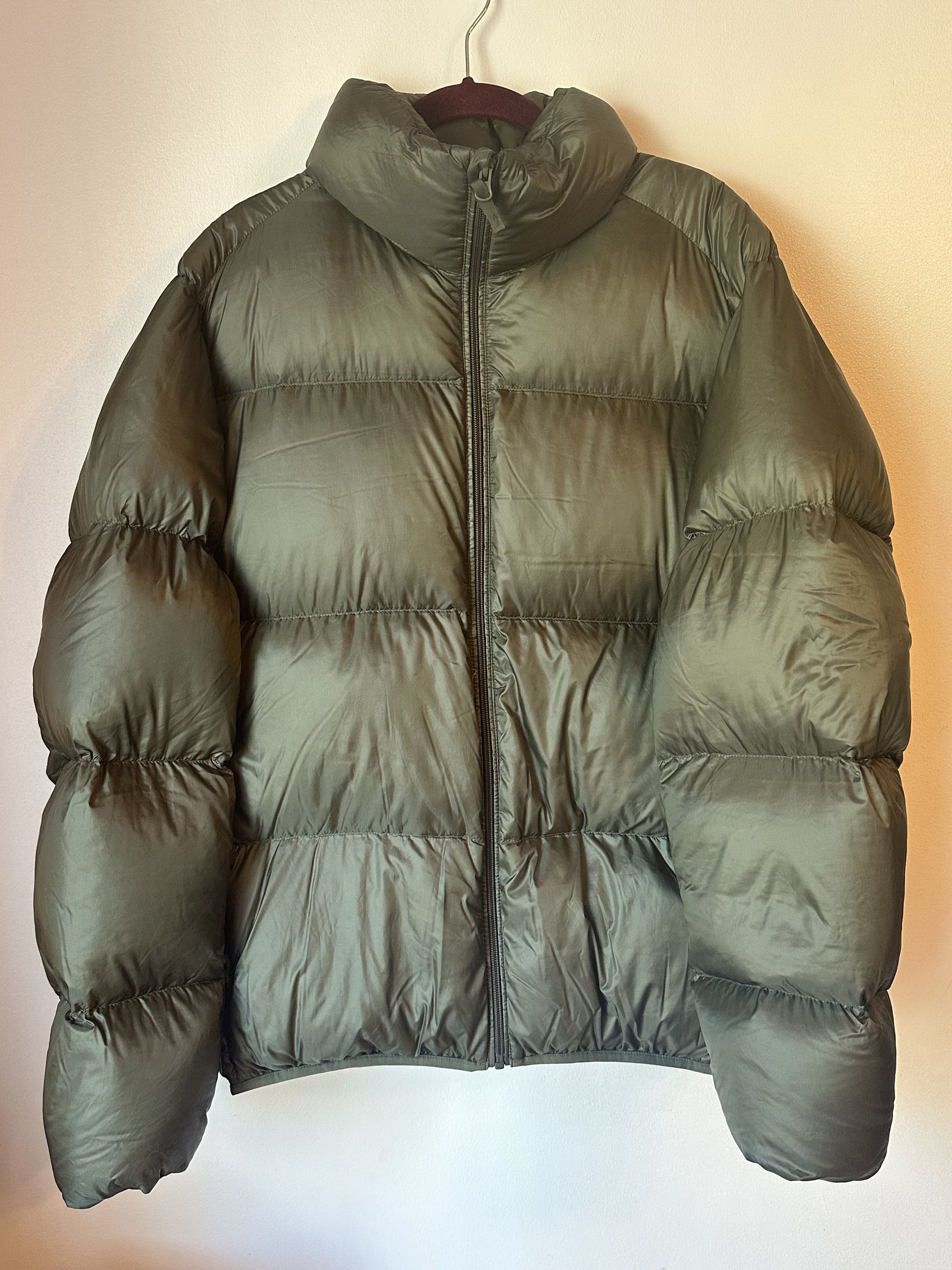 Uniqlo Ultra Light Down Puffer Jacket Olive Green Grailed