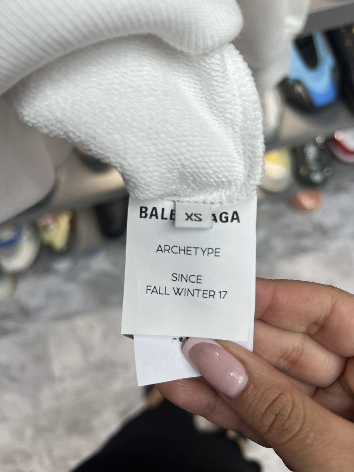 Balenciaga Balenciaga White Hoodie Size US XS / EU 42 / 0 - 8 Thumbnail
