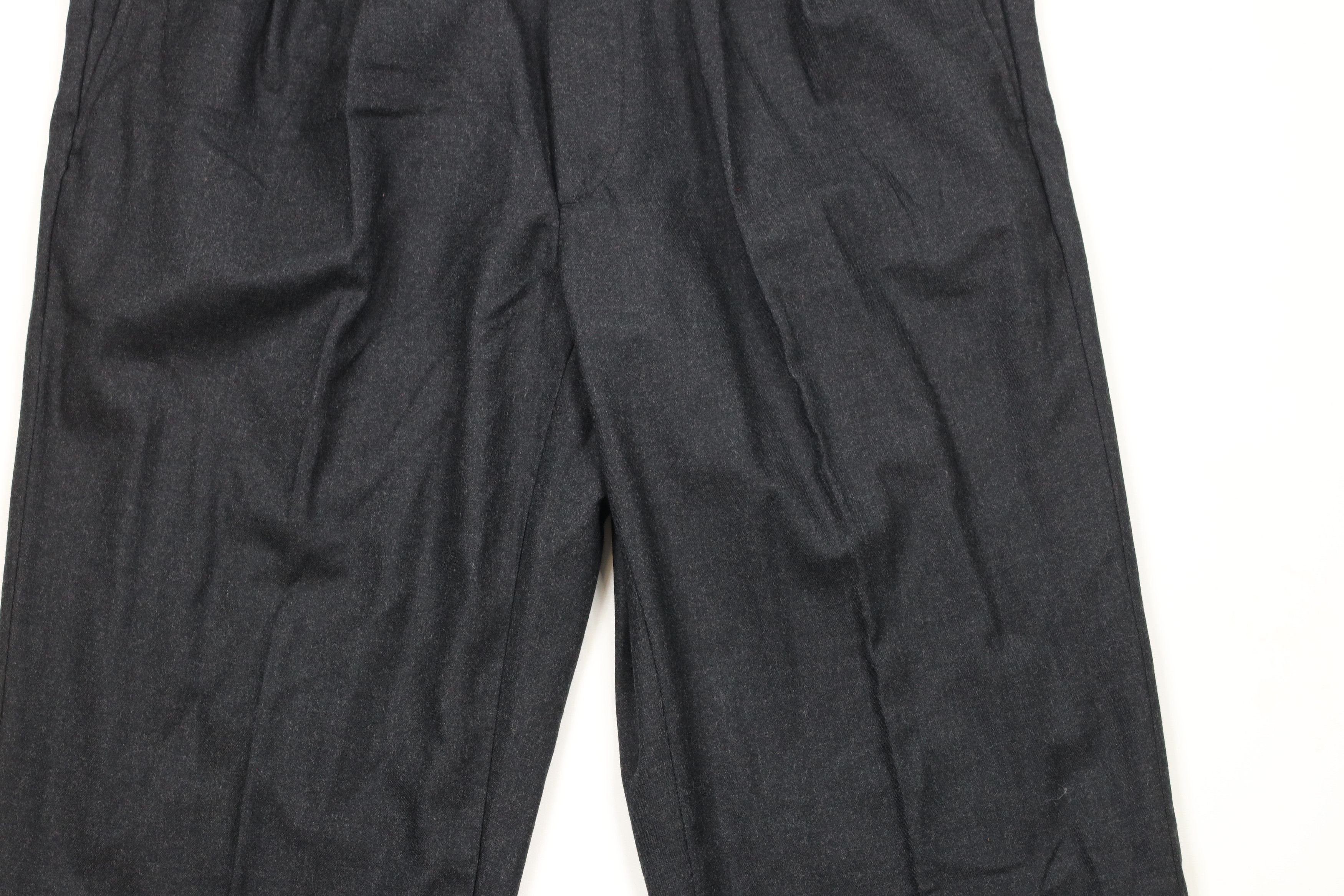 Orvis × Vintage Deadstock Vintage Orvis Wool Wide Leg Pants Charcoal Gray Size US 38 / EU 54 - 3 Thumbnail