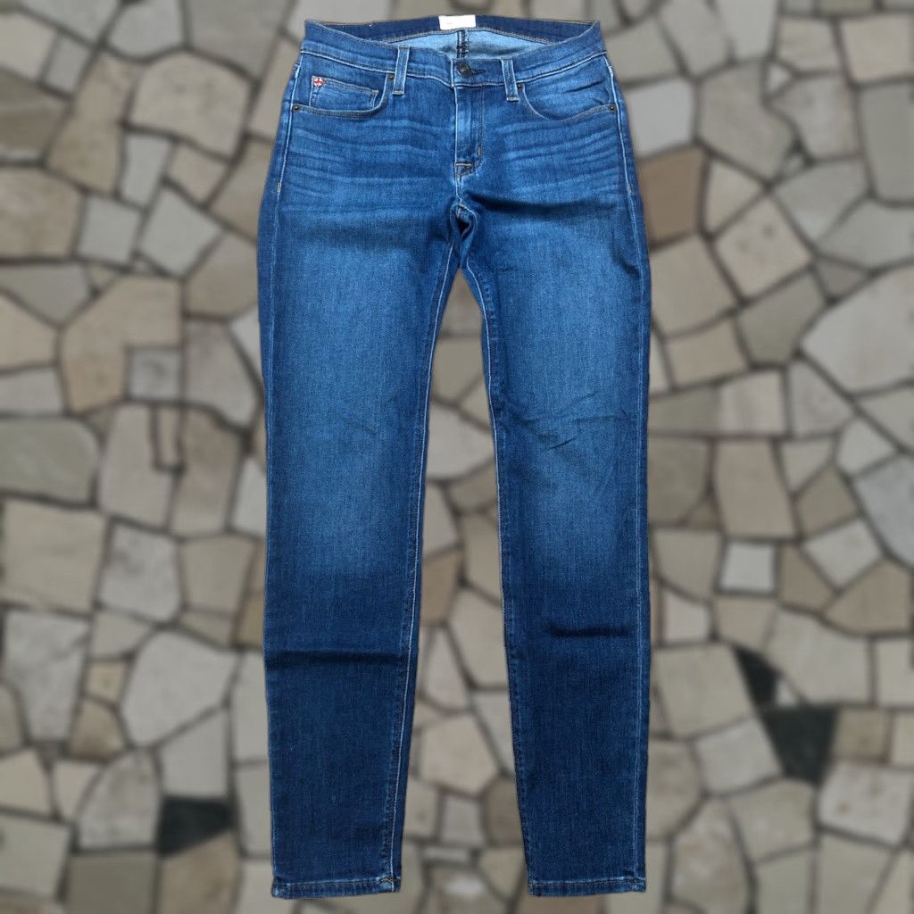 Denime Joes Jeans Womens Jeans 26 Skinny 28 Inseam Blue Denim 5-Pocket Stretch Regular Rise 7.5 Logo Button Bohemian City Size 26" / US 2 / IT 38 - 1 Thumbnail