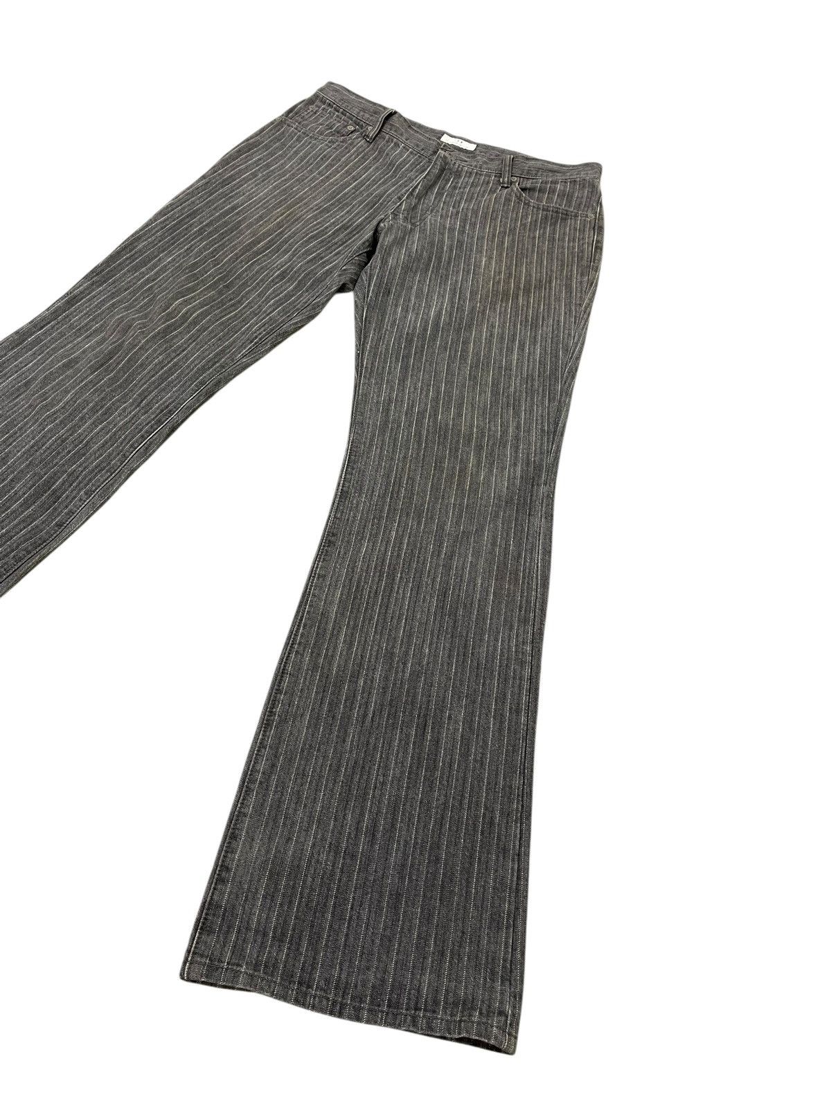 Japanese Brand Flare Jeans UJ Japan Herringbones Striped Boot Cut 2🟦4 Size US 34 / EU 50 - 11 Thumbnail