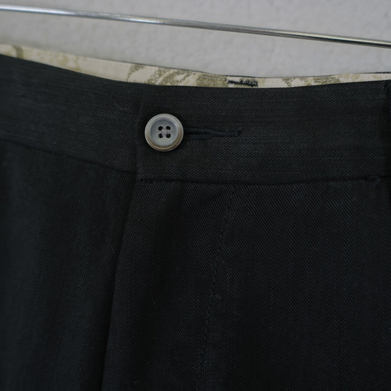 Tommy Bahama Tommy Bahama 35/30 Tencell Wool Black Dress Pants Flat Fron Size 34R - 3 Thumbnail