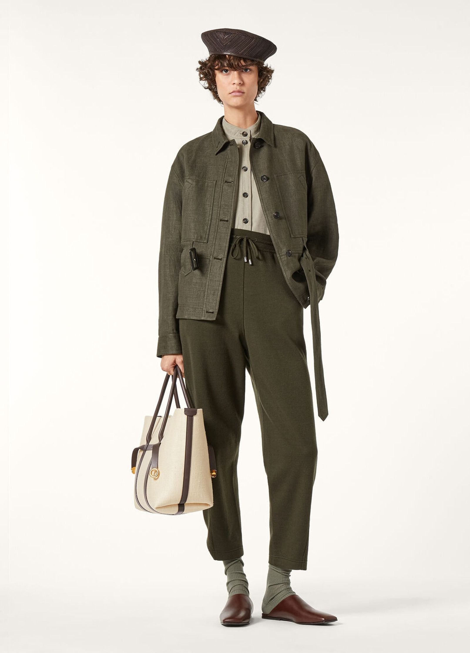 Loro Piana o1srvl11e0526 FAP0556 Jaylon Field Jacket in Green Size M / US 6-8 / IT 42-44 - 2 Thumbnail