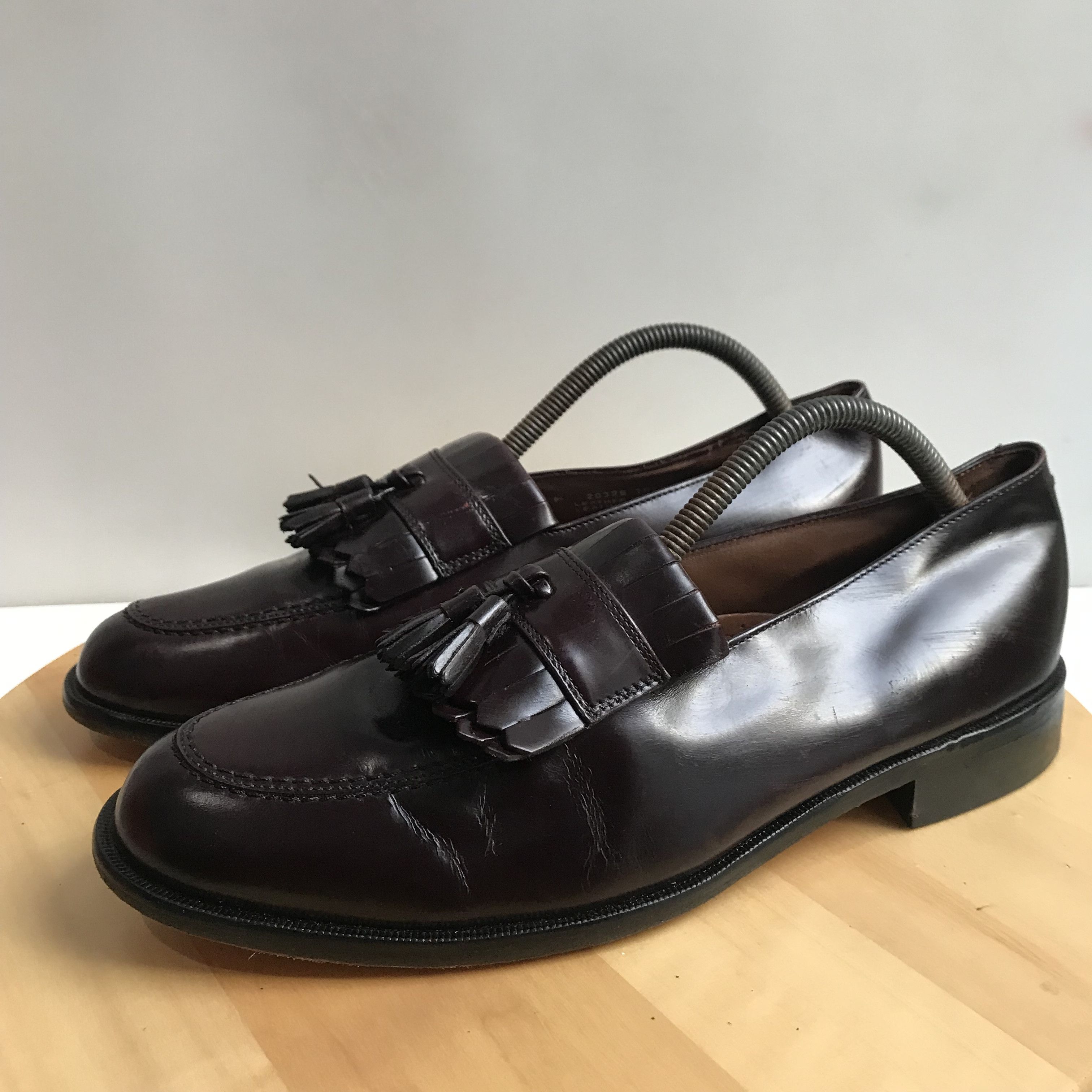 Bostonian × Designer × Vintage Vintage Bostonian Classics Penny Loafer Tassle Red wine Size US 10 / EU 43 - 13 Thumbnail
