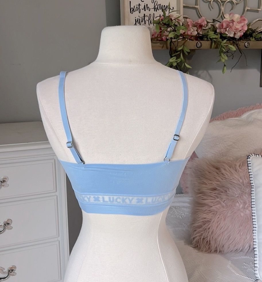 Lucky Brand Lucky Brand Baby Blue Comfy Bra Womens Small Size ONE SIZE - 5 Thumbnail