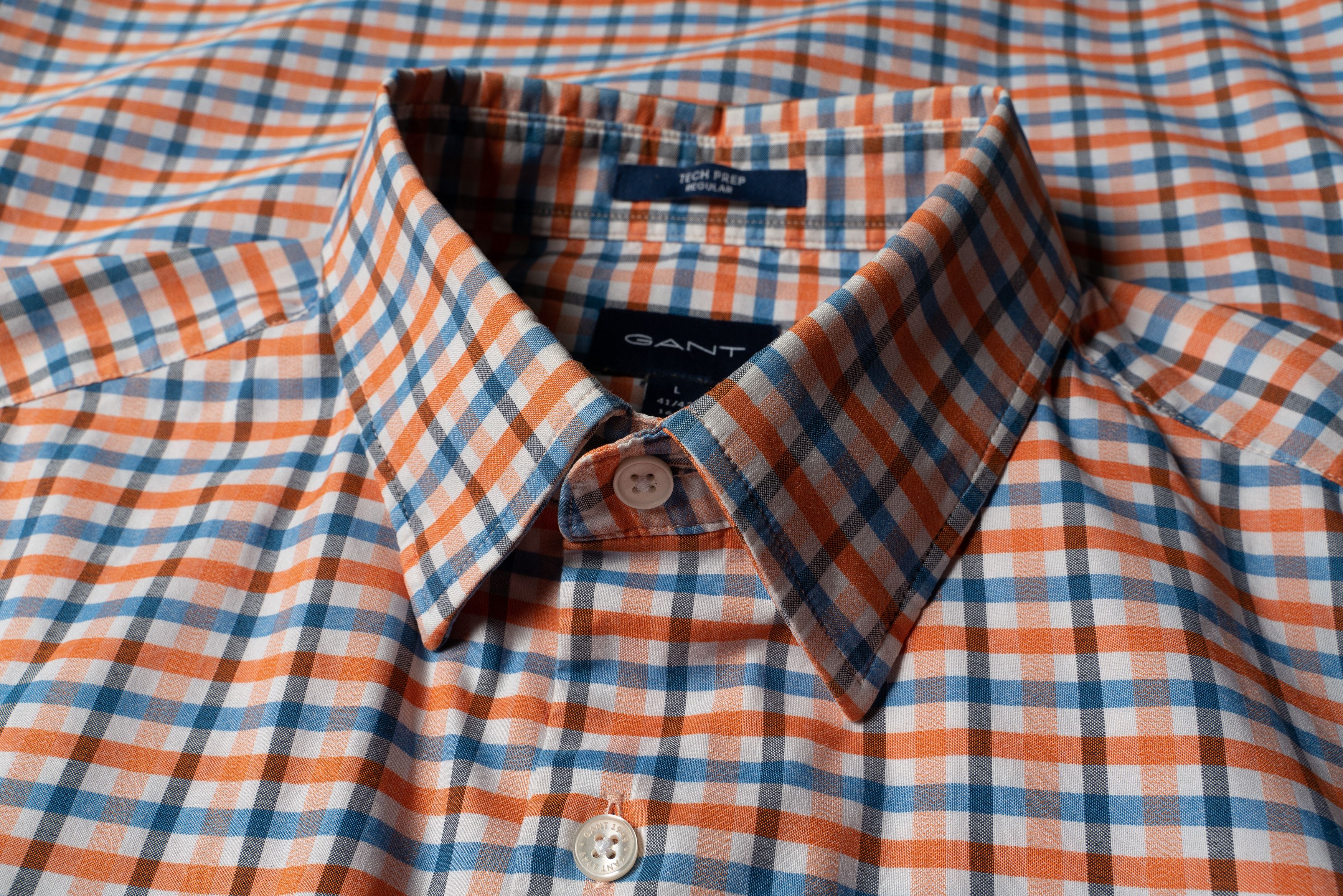 Gant 🔵 GANT Check Long Sleeve Button Up Shirt Size US L / EU 52-54 / 3 - 8 Thumbnail