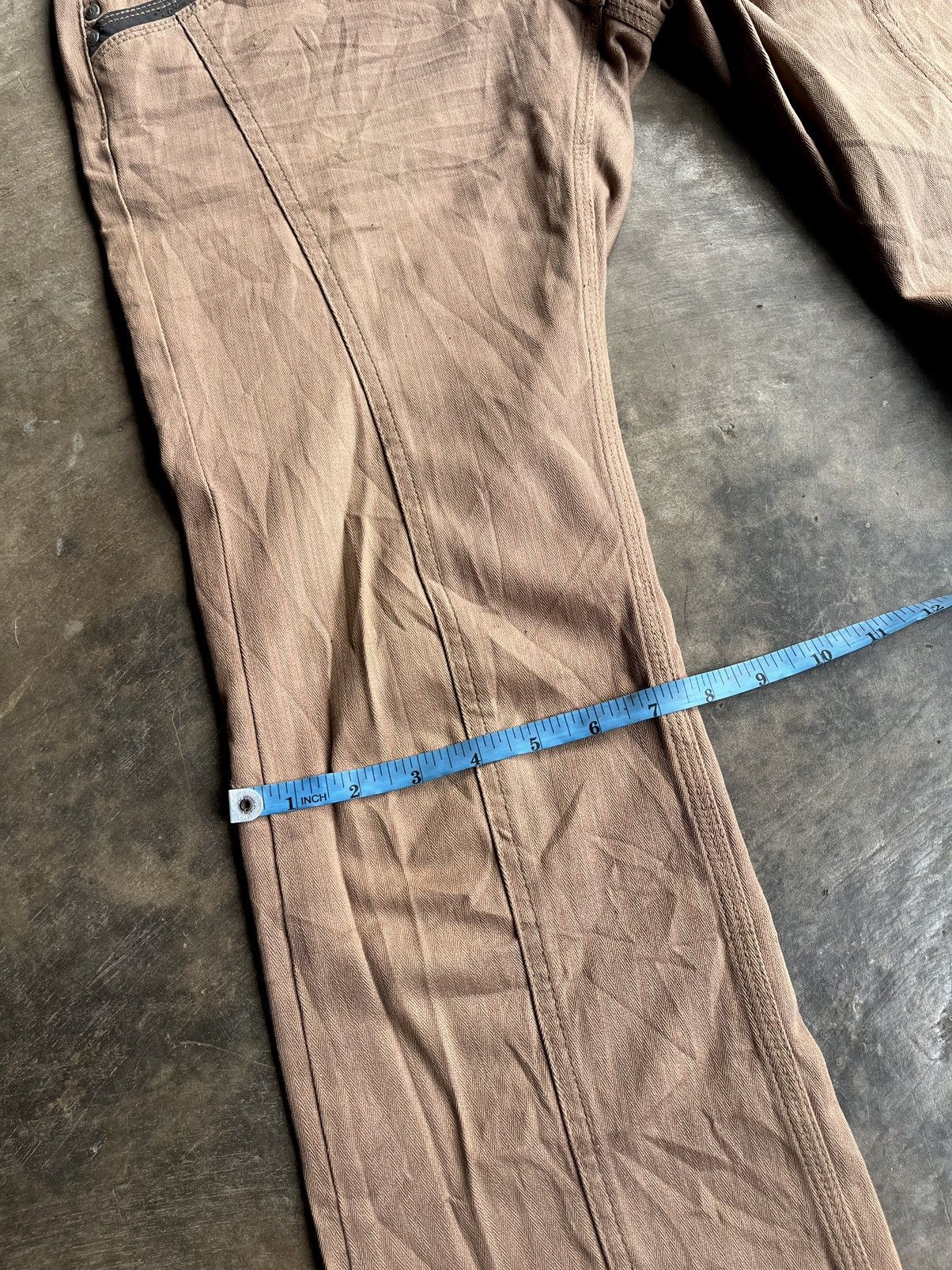 14th Addiction NCFM Nicole Club For Men Japanese Flare BootCut Cowboy Pants Size US 30 / EU 46 - 18 Thumbnail