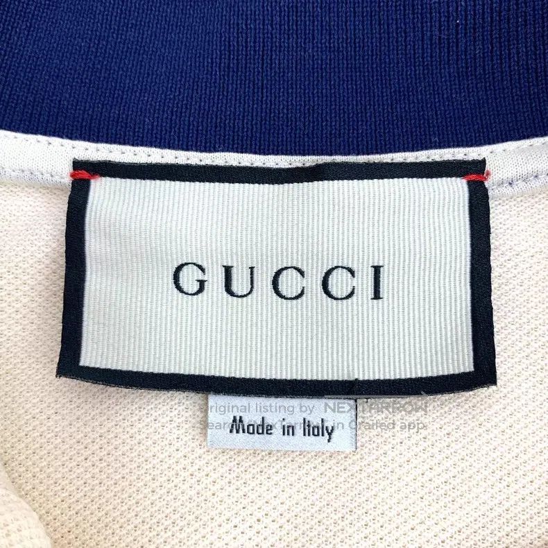 Gucci Gucci Beige double Glogo inlaid reflective strip cotton sh Size US XS / EU 42 / 0 - 5 Thumbnail