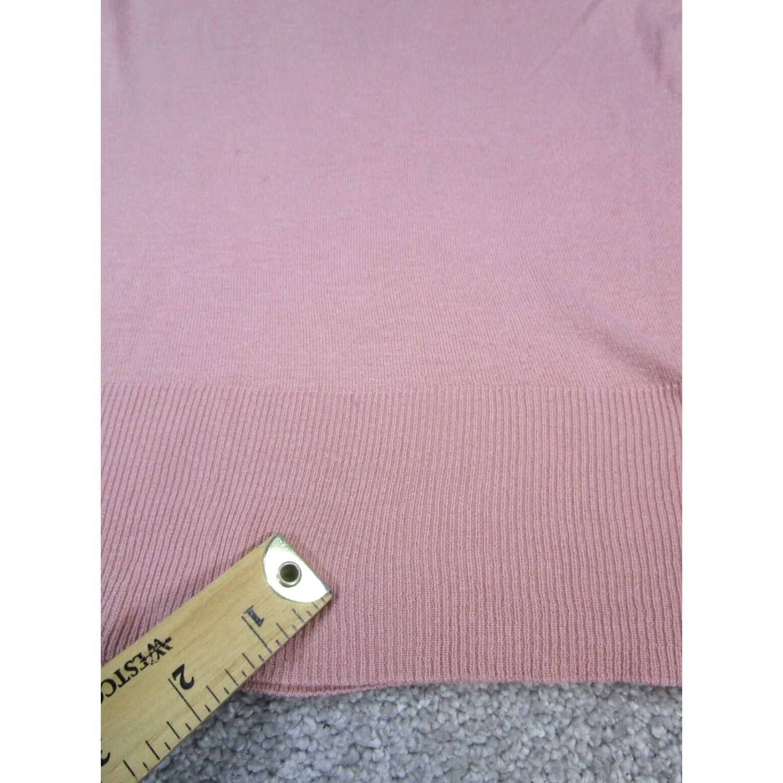 Zara VINTAGE Zara Sweater Women’s Small Pink Knit Pullover Mock Neck Long Sleeve Regular Fit Pullover - Note: preowned with stains on front and sleeve Size S / US 4 / IT 40 - 7 Thumbnail