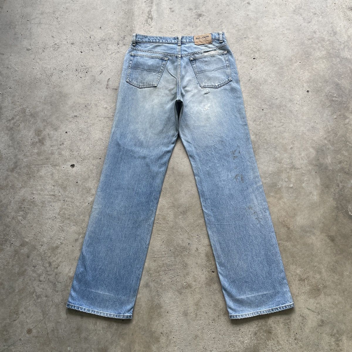 Japanese Brand × Jean W33 Vintage Japan Brand Faded Denim Distressed Pants Jeans Size US 33 - 12 Thumbnail