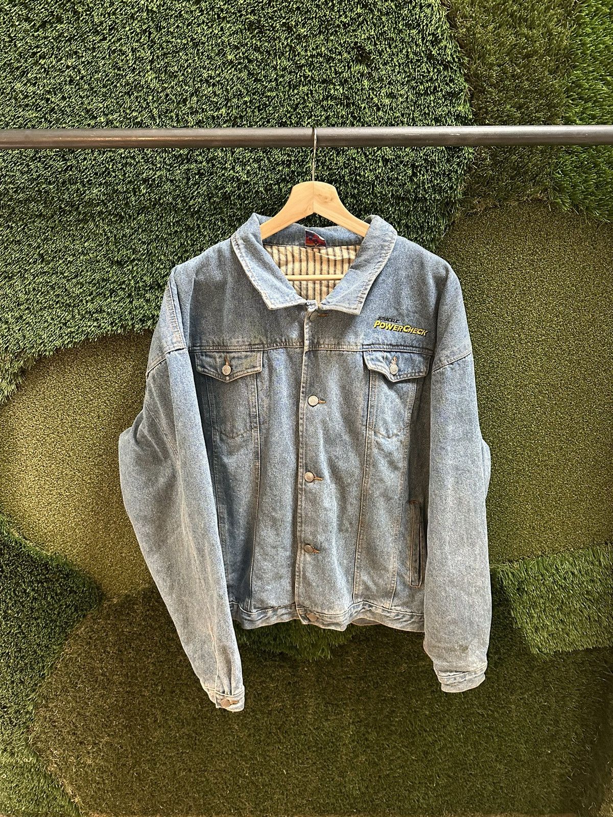 Vintage Vintage Duracell Powercell Denim Jacket Size XL Size US XL / EU 56 / 4 - 1 Thumbnail